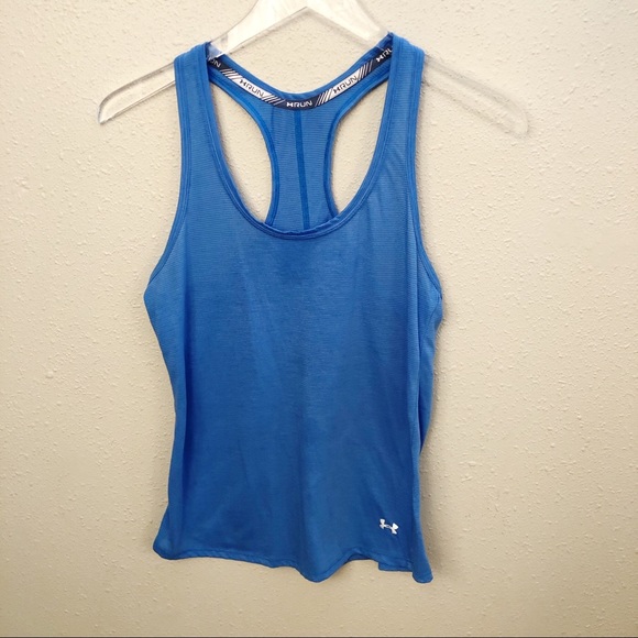 Under Armour Racerback Blue Tank Top Sz M? - Picture 1 of 3
